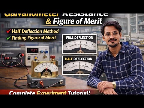 Half Deflection Method | Resistance of Galvanometer & Figure of Merit | Physics Practical