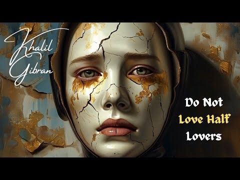 Do Not Love Half Lovers — Khalil Gibran (Motivational poetry to inspire you and keep moving forward)