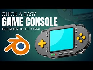 Blender 3D Game Console Modeling Tutorial - Quick and Easy - Blender 3D Tutorial