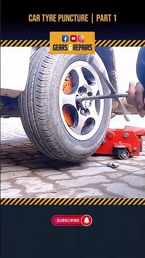 Car Tyre Puncture Repair Process | Part 1