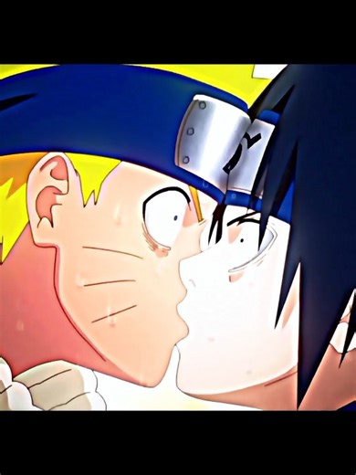 Naruto & Sasuke's Kiss: A Classic Moment! #naruto #sasuke #uchihakiss