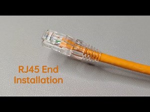How To Install A RJ45 End