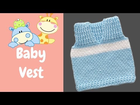 How to crochet baby vest , very easy / Crochet Baby vest / step by step crochet tutorial