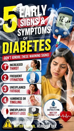 Early signs and symptoms of diabetes you must not ignore