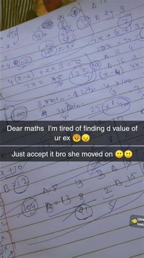 Dear Math can you solve your own problems and have a lot of problems in my life #creativemathematic