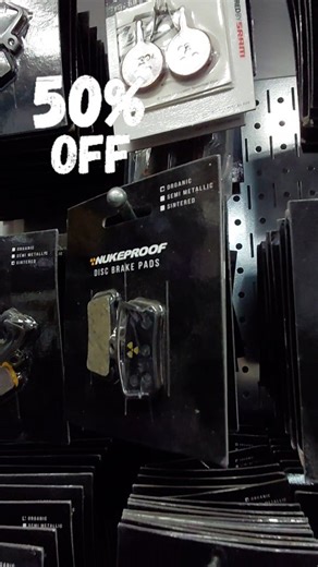 BathtubBikes on Instagram: "Nukeproof Clearance 🚨🚨🚨 . This is your chance to get some really great brake pads at an amazing price. Shop in store while supplies last. 🛑 Nukeproof Disc Brake Pads Regular $25 → 50% OFF 👉 $12.50 per set Fits: • Shimano XT / XTR (Organic & Sintered) • Shimano Deore / Tektro (Organic) • Magura MT (Organic) • Avid / SRAM (Organic) • Saint / Zee / TRP Quadiem (Semi-Metallic) . #yyc yycmtb #calgary #bikeshop"