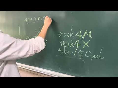 Serial dilution 計算過程