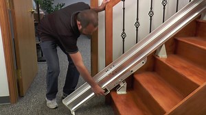 Stair Lift Options for Power and Manual Folding Stair Lift Rails | Lifeway Mobility
