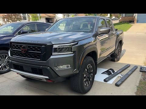 How to install a step bars on 2023 Nissan frontier