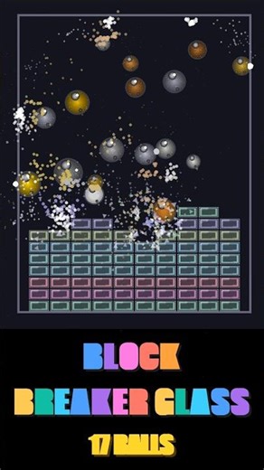 Glass block breaker(17balls)
