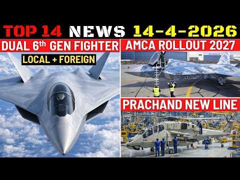 Indian Defence Updates : Dual 6th Gen Fighter,AMCA Rollout,Prachand Assembly Line,500 Ajeet Drones