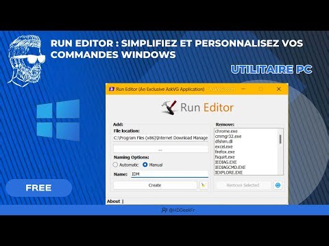 Run Editor : Simplifiez et Personnalisez vos Commandes Windows