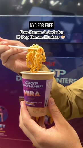 Free Ramen & Soda for K-Pop Demon Hunters 🍜 Take the Spicy Ramyeon Challenge to celebrate the new Netflix film K-Pop Demon Hunters! 📍 🗓️ June 14: 1263 Broadway (@kpopnaranyc) June 15: 43rd & Broadway (approx.) ⏰ 12-7pm #nycforfree #netflix #kpopdemonhunters #nycevents | NYC for Free