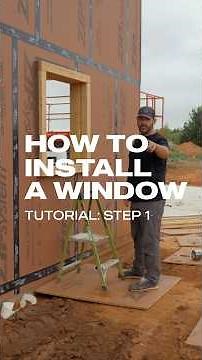 How to Install a Window THE RIGHT WAY! Step 1 #windowinstallation #homediy #builders #buildbetter