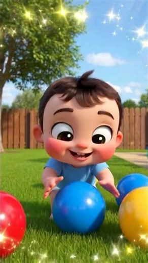 Bouncy Ball #baby #babyshorts #kids #anime #ai