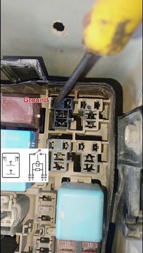 Starter Relay diagram 🚗👍#shorts #mechanic #viral #automobile