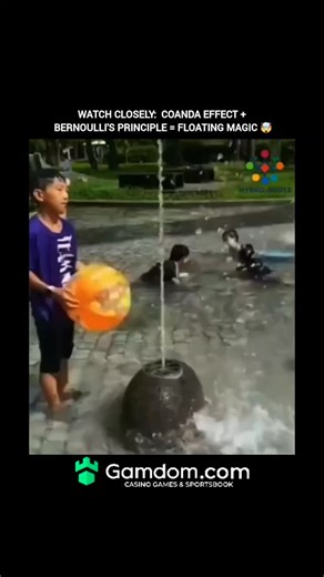 Memedoggs | Memes | Facts on Instagram: "Watch closely 👀✨ What looks like floating magic is actually pure science in motion. The Coandă effect pulls the airflow along the surface, while Bernoulli’s principle lowers pressure—together creating this gravity-defying illusion. No edits. No strings. Just physics doing its thing. Once you see it, you can’t unsee it 🤯 👉 Save this to rewatch 👉 Follow @memedoggs for more intresting content daily 🔥 [coanda effect, bernoulli principle, airflow physics,