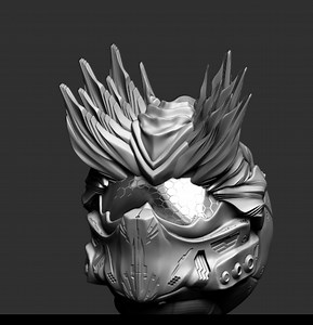 Sci-fi Helmet, Nathan Huynh