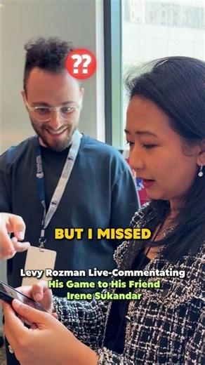 Levy live-commentating his game