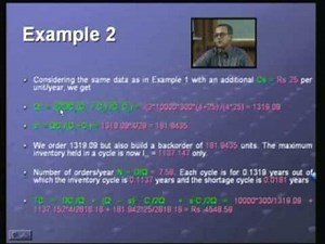 Inventory Models - Deterministic Models Video Lecture | Crash Course: Mechanical Engineering (ME)
