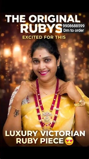 9908688599.dm to order Victorian locket with orginal Chetham Rubys #trendingjewellery #jewellery