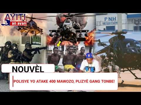 Lapolis atake plipplip, dwonn kamikaz souke 400 mawozo yo, plizyè g@ng tonbe anba katouch.