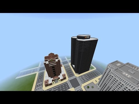 Minecraft: City Of Evansburg - Episode 55 - The Downtown (Part 5) High-Rise #4 - Timelapse!