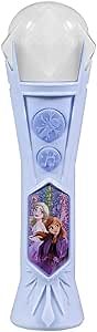 eKids Frozen Sing Along Microphone Toy For Kids With Built-In Music And Flashing Lights, Designed For Fans Of Frozen Toys