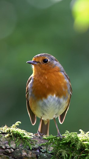 🐦🌸 A robin perched among cherry blossoms is spring’s sweetest love song. #BlossomBird #PetalWhispers #SpringRomance #FeatheredPoetry #NatureSerenade #PinkSkyMoments #WildlifeBeauty #GardenHarmony | Birds Lover Moya