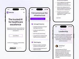 Silknote - Mobile Website Design