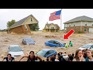 CHAOS in Texas! Terrifying Flash Floods Turn Streets to Rivers | Natural Disasters Caught On Camera!