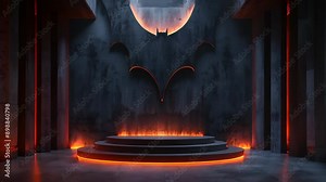 Glowing Bats Dance Under the Moonlight in an Enigmatic Dark Chamber