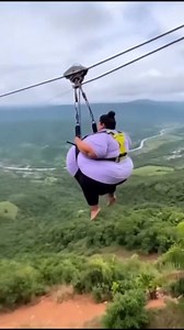 Zipline Challenge: Ang huling sakay bago ang lindol. #FunnyReactions #ZiplineFail #ComedyShorts #ViralFunnyVideo | Tilong V