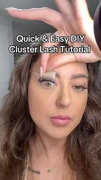 Quick & Easy DIY Cluster Lash Tutorial: Doll Eye Lashes