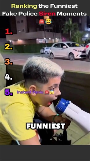 Ranking the Funniest Fake Police Siren Moments 🚨😂