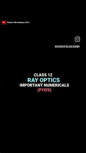 “Ray Optics Board Exam Killer Tricks! 🎯🔥”