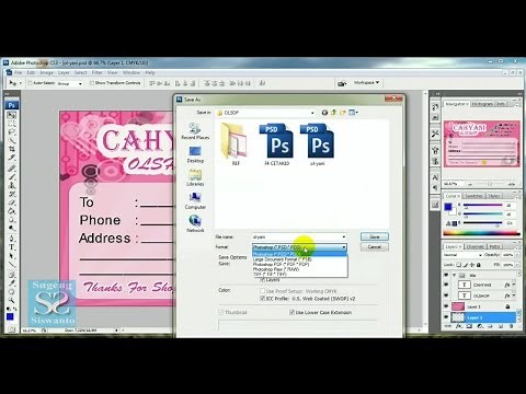 Cara Mengatasi Photoshop Yang Tidak Bisa Save As JPG/PNG