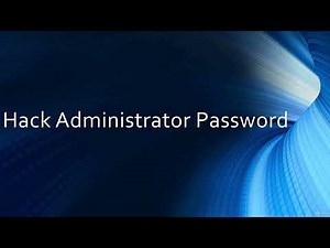 How to reset administrator Password with Kali Linux ?