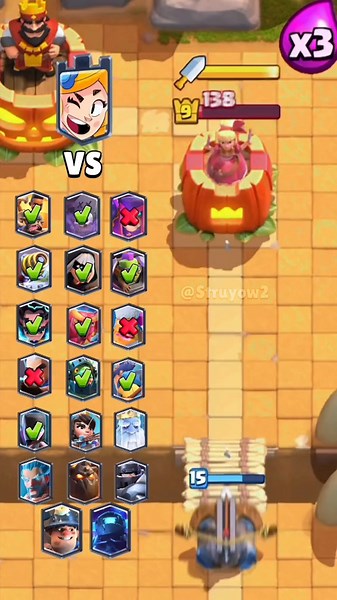 LVL1 Dagger Duchess Takes on LVL15 Legendaries in Clash Royale