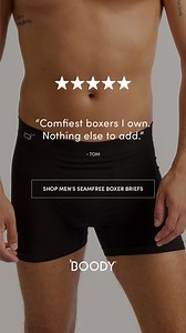 Comfort, Simplified 😌 Seamfree comfort 🌬️ Breathable & stretchy 👌 No seams, no ride-up, no distractions | Boody