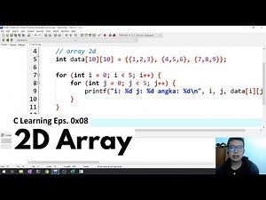 Ngoding itu Gampang! Array 2 Dimensi di C? Mirip Matriks di Matematika ternyata! Belajar Coding Yuk