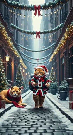 🎄 A Grumpy Cat on Christmas Day – Funny Watch This Hilarious Reaction
