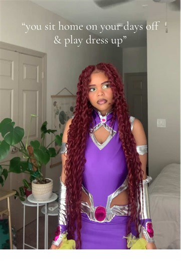 another starfire draft #cosplay #starfire