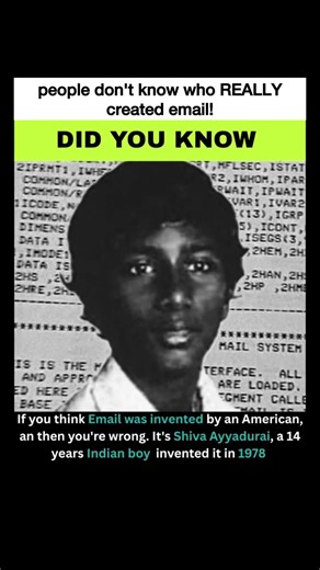 Indian Boy Who Invented Email at 14? The Story of V.A. Shiva Ayyadurai #EmailInventor #indian #Tech