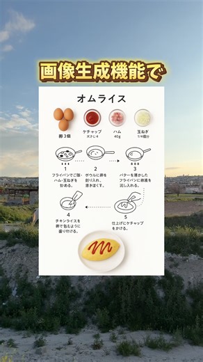 ChatGPTを使った可愛いレシピの作り方