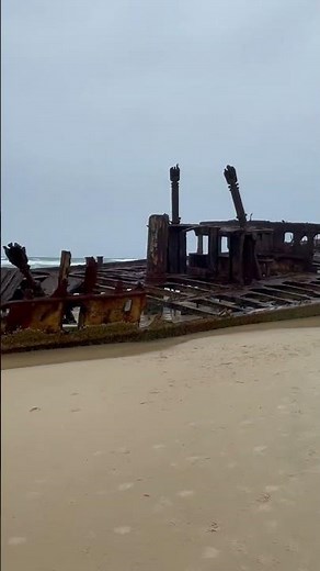 S.S Maheno shipwreck on Fraser Island
