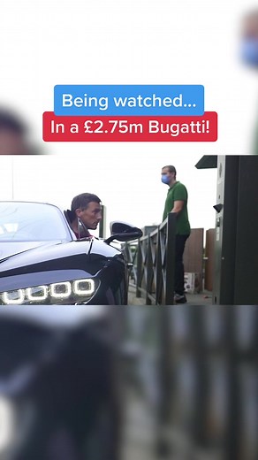 The hazards of driving a Bugatti 🤷‍♂️ #fyp #bugattichiron #whoswatchingme