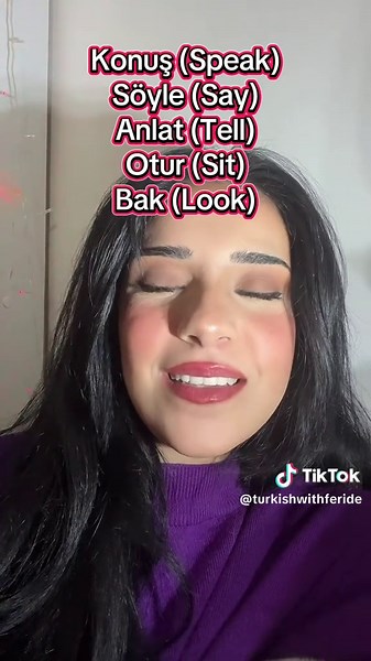 5 Important Verbs in Turkish 🥰♥️😘🇹🇷 #TurkishLanguage #LearnTurkish #TurkishCourse #TurkishLessons #LanguageLearning #SpeakTurkish #StudyTurkish #TurkishCulture #TurkishGrammar #TurkishTeacher #LanguageSchool #TurkishConversation #TurkishWords #turkishonline #turkiye #LanguageSkills #TurkishBeginner #TurkishIntermediate