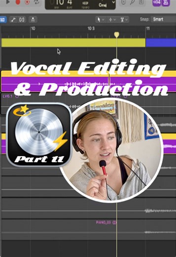 PART 12: Solo, Mute, Stop/Start a track to make your vocal comping workflow so much smoother! 🙌 I included an example at the end of how I use these 3 tricks when making editing choices in Logic as well. #arizonamusicians #femalemusicians #femaleproducer #musicproduction #vocalproduction #logicprotips #LearnLogicPro