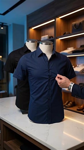 kit 2 camisa masculina manga curta kit 2 camisas social elegante e confortável #camisa #camisas #promoçao #tiktokshopbr #ofertas